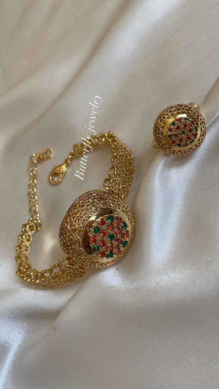 Ensemble bracelet et bague